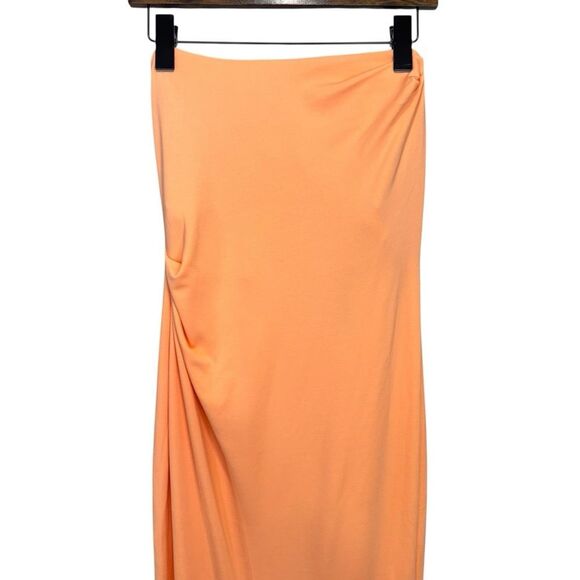 NEW Michael Costello x Revolve Briggs Gown Peach Size Small - Picture 6 of 9